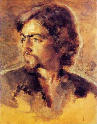 Portrait de Thierry, huile sur carton, 41 X 33 cm, Paris 1972)