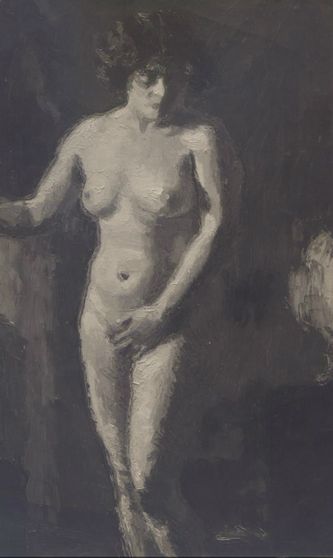 Nu debout (huile sur toile,146 X 89 cm, Toulon, vers 1928)