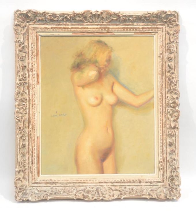 Jeune femme à la toilette (huile sur toile, 65 X 54 cm, Paris 1950)