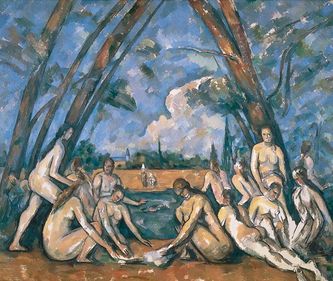 Cézanne, Les grandes baigneuses.(