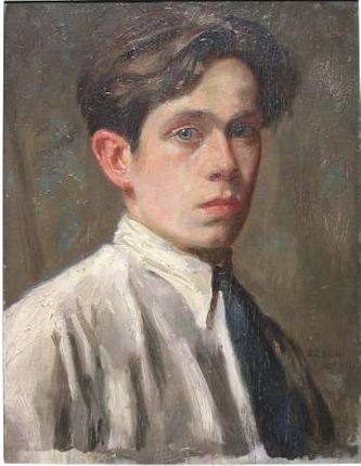 Léon Gard, autoportrait, 1925. 