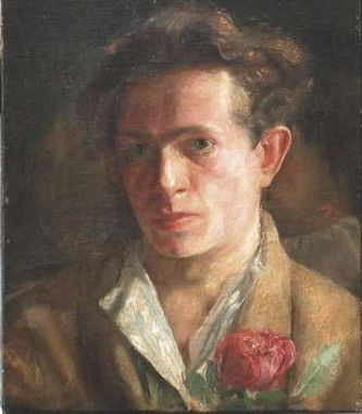Autoportrait 1920 (huile sur toile, 41 X 33 cm)