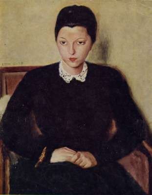 Portrait de Madame Georges Renand (huile sur toile, 65 X 54 cm, Paris 1942)