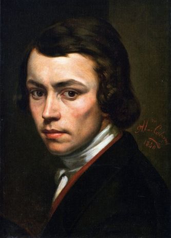 Cabanel (1823-1889), autoportrait en 1840 (46 X 33 cm)

