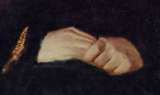 Mains par Léon Gard (détail d'un portrait de 