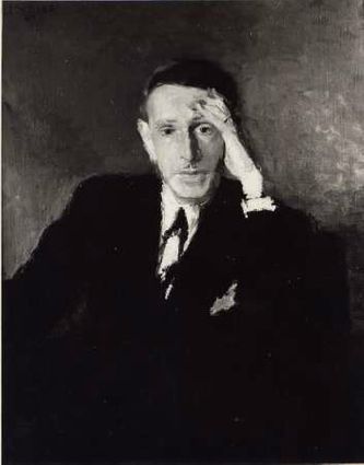 Lucien Daudet, écrivain et peintre, fils cadet d'Alphonse Daudet, (73 X 60 cm ? huile sur toile, Paris, 1941). Tableau non localisé actuellement (famille Daudet ?)